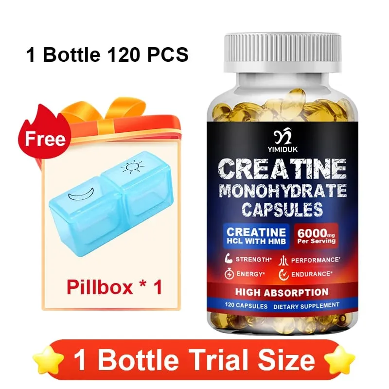 Creatine Monohydrate Supplement with HMB Support Muscle Recovery Boost Cellular Energy Endurance Muscle Fatigue Performance — image 8