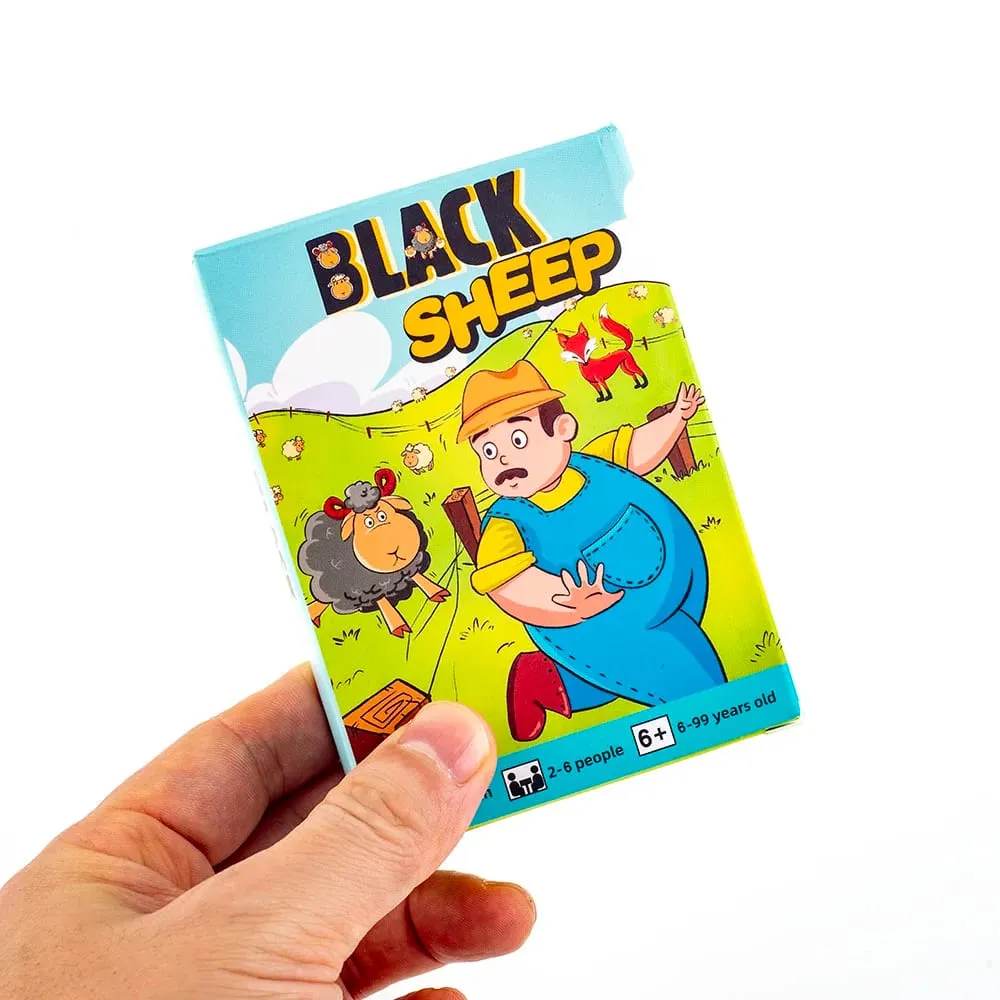 Hot Sale Black Sheep Party Game Cards Interactive Intellectua Board Game Funny Family Friends Party Toy Gift for Kids 10.6*7.5cm — image 1