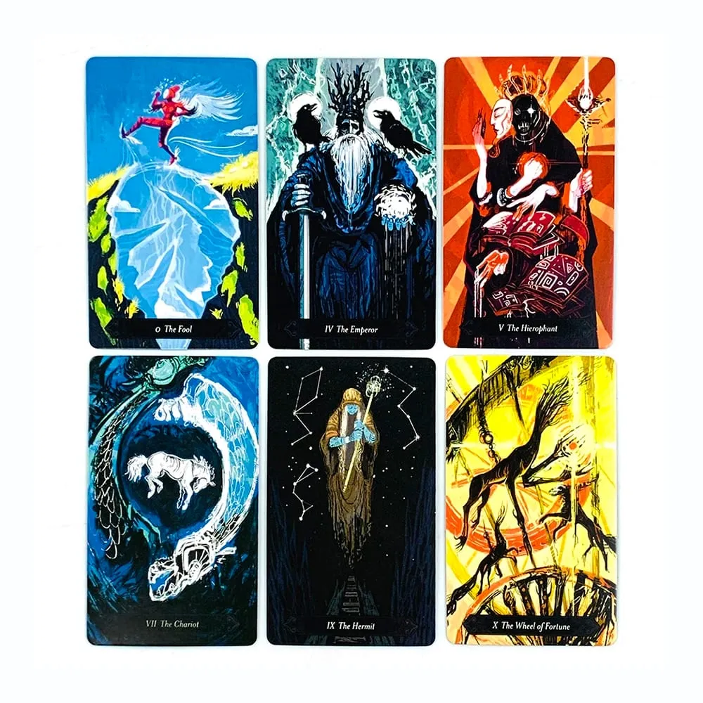عمل فني غامض من LUBANKO Tarot Deck، متين ومحمول للتأمل وألعاب الحفلات، مثالي للتوجيه الروحي والجامع — image 4