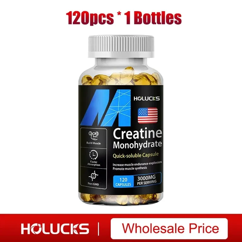 Creatine Monohydrate Supplement Boost Energy Support Muscle Mass Improve Performance for Workout — image 8