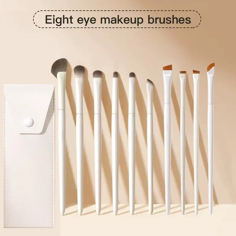 Eye Shadow Brush Set for Beginners Including Color Application Under-Eye Liner and Blending Detail Brushes