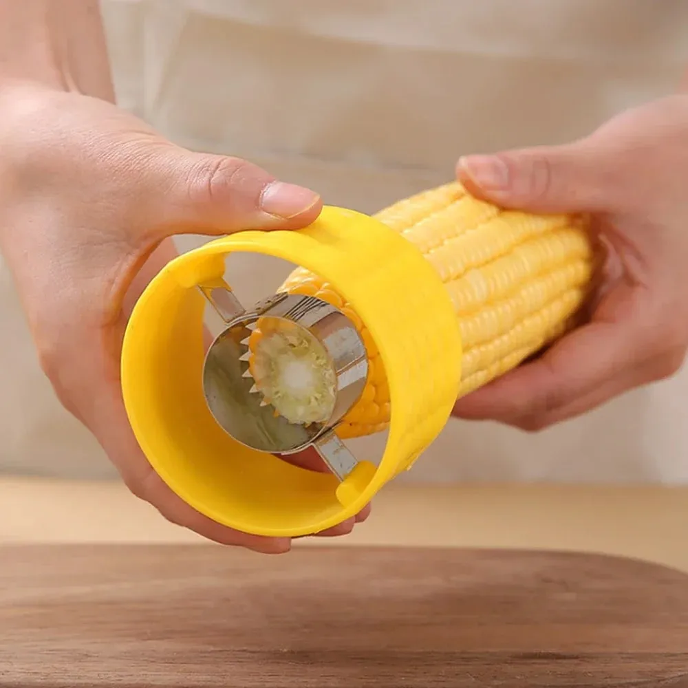 Corn Stripper Peeler Cob Cutter Thresher Corn Stripper Fruit Vegetable Tools Cooking Tools Kitchen Accessories Cob Remover — image 8