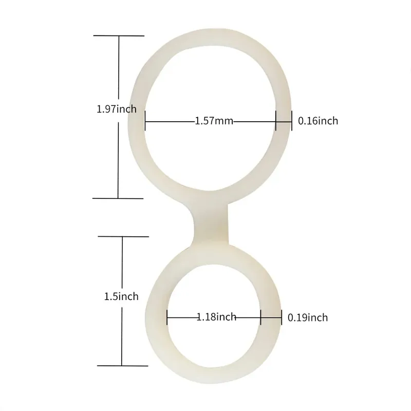 Male Penis Ring Silicone Cock Ring Lock Delay Ejaculation Thick Cockring Ball Stretcher nillo pene Sex Toys For Men penisring