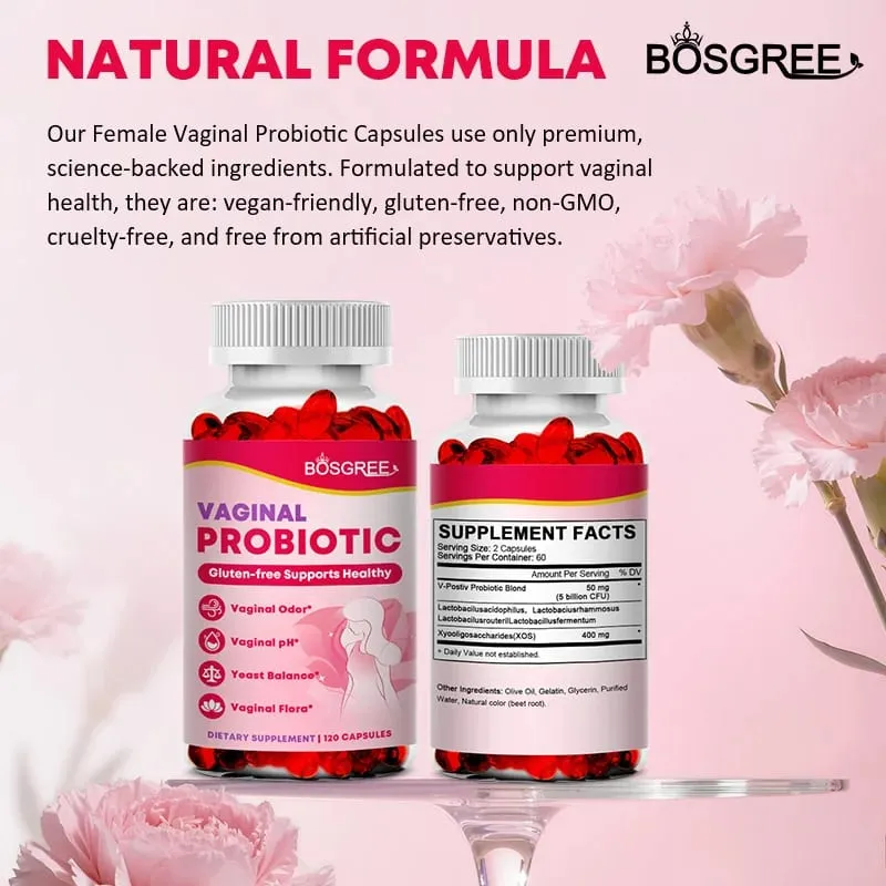 Probiotics for Women - Promotes Vaginal Intestinal Immune and Overall Women's Health PH Balance Odor Control Support Gut Health — image 6