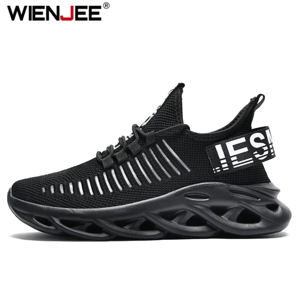 Mens Athletic Sneakers Lightweight Breathable Gym Shoes Non Slip Walking Shoes Comfortable Sports Shoes For Men Training