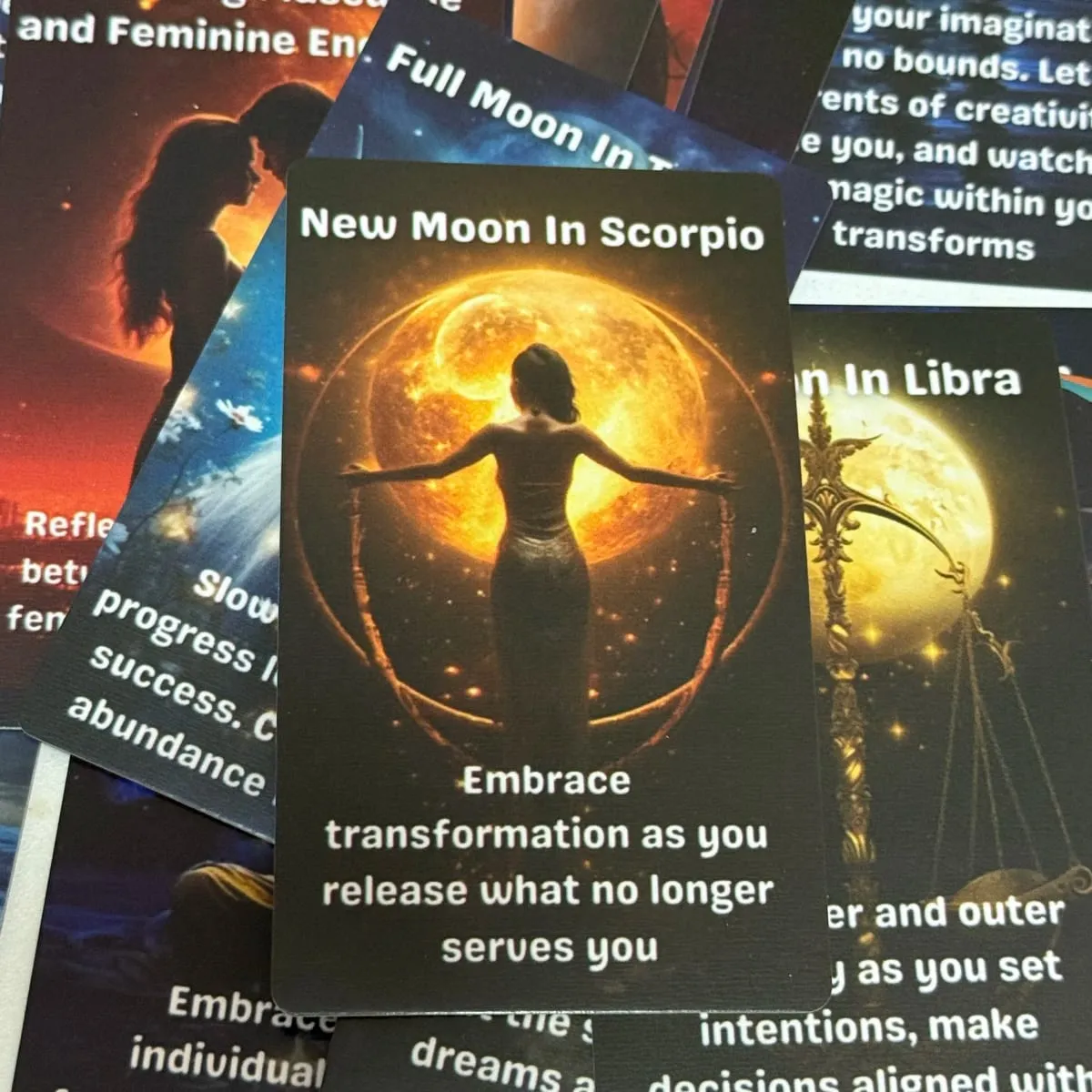 Moonology Love Wisdom Oracle Cards Guide Your Life 38pcs English Fortune-telling Tarot Deck — image 6