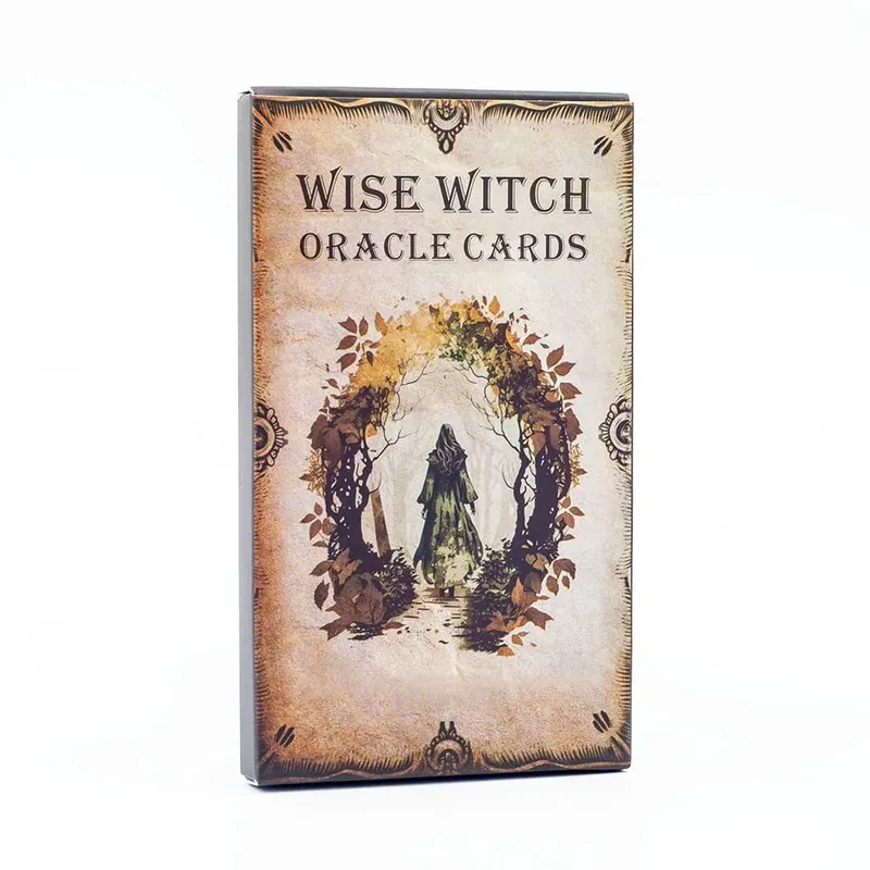 Wise Witch Oracle-kort 20 stk. Engelsk version Fate Divination Tarot-kort FortuneTelling Kortspil Festbrætspil 12x7cm