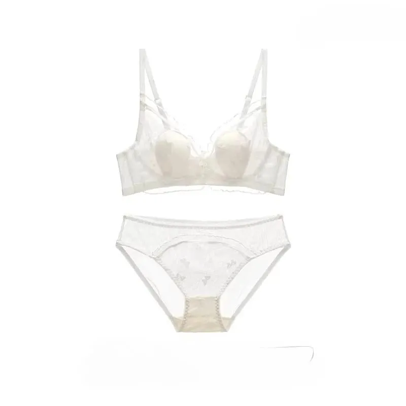 Sutiã Com Orelhas De Coelho Estilo Japonês Ultrafino Aumenta Peito Pequeno Sustenta Grande Anti-Caída Conjunto Lingerie — image 5