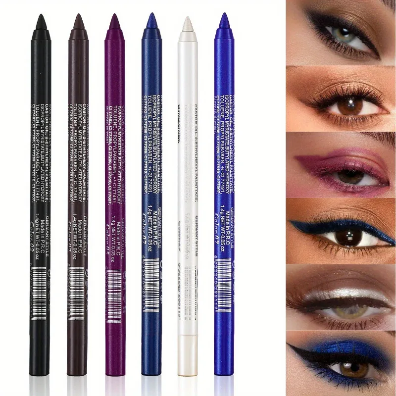 Matita per eyeliner perlescente a 17 colori, colorata, impermeabile, a lunga durata, opaca, liscia, facile da indossare, ombretto, penna per eyeliner, trucco per gli occhi — image 25