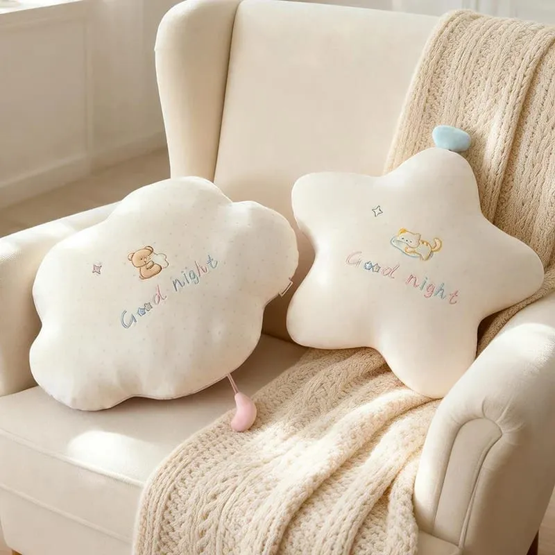 新しいぬいぐるみクラウドムーンスターぬいぐるみ枕ソフトクッションおもちゃ子供のためのベビーキッズガールクリスマスギフトルーム車の装飾 — image 5
