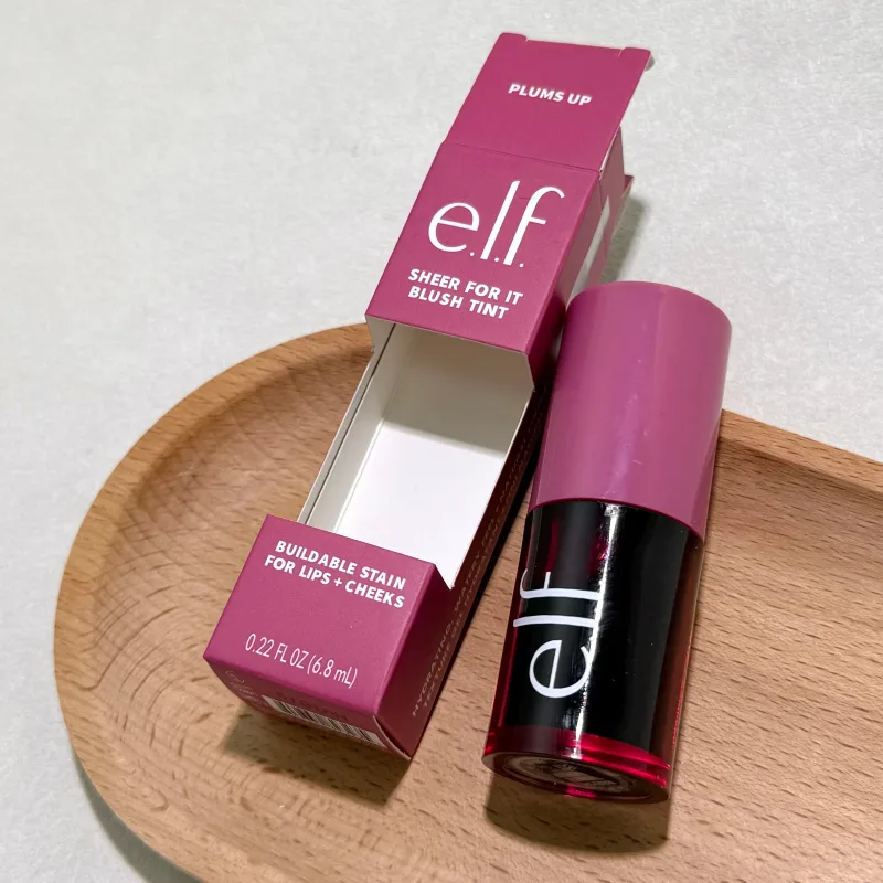 Bán chạy nhất Elf công dụng kép Liquid Blush Lip Gloss Dưỡng ẩm liên tục Tạo bột làm sáng tự nhiên Mỹ phẩm Blusher dạng lỏng