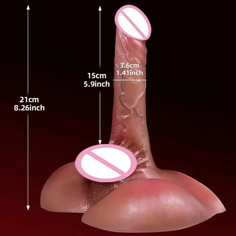 Realistický Dick Obrovský velký falešný penis s flexibilním umělým velkým podvozkem Dildo Ženské vaginální anální masturbace Lesbain sexuální hračka