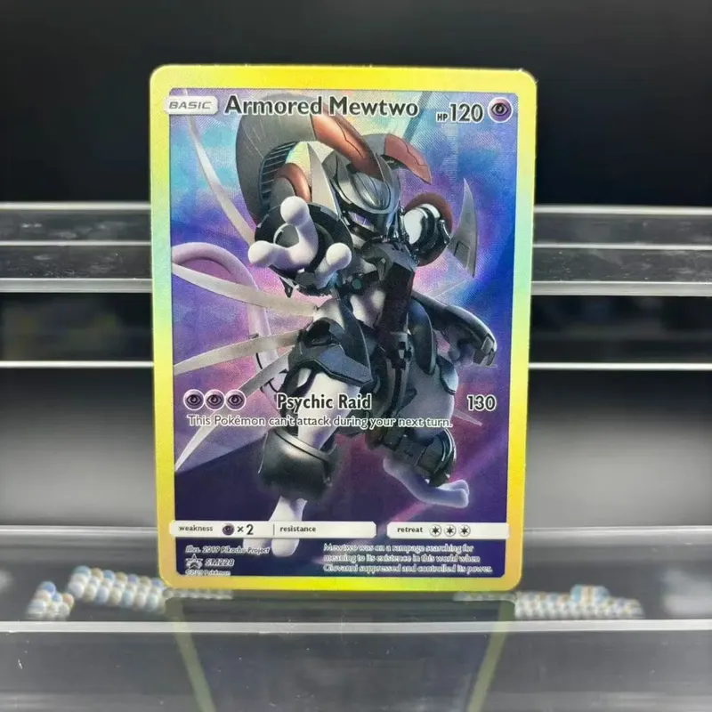 DIY Collection Cards Zekrom Umbreon Espeon Mewtwo GX EN Self Made Single Card Classic Game Anime Card Gift Toy — image 4