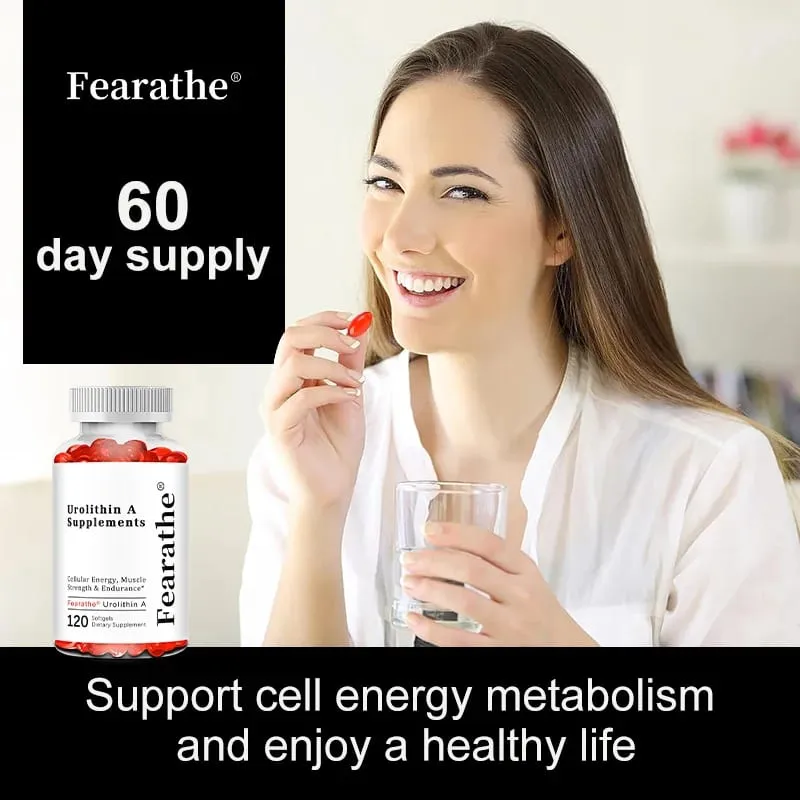 Urolithin A Capsules 5000mg Antioxidant Supports Cellular Health Mitochondrial Function Daily Energy & Healthy Aging