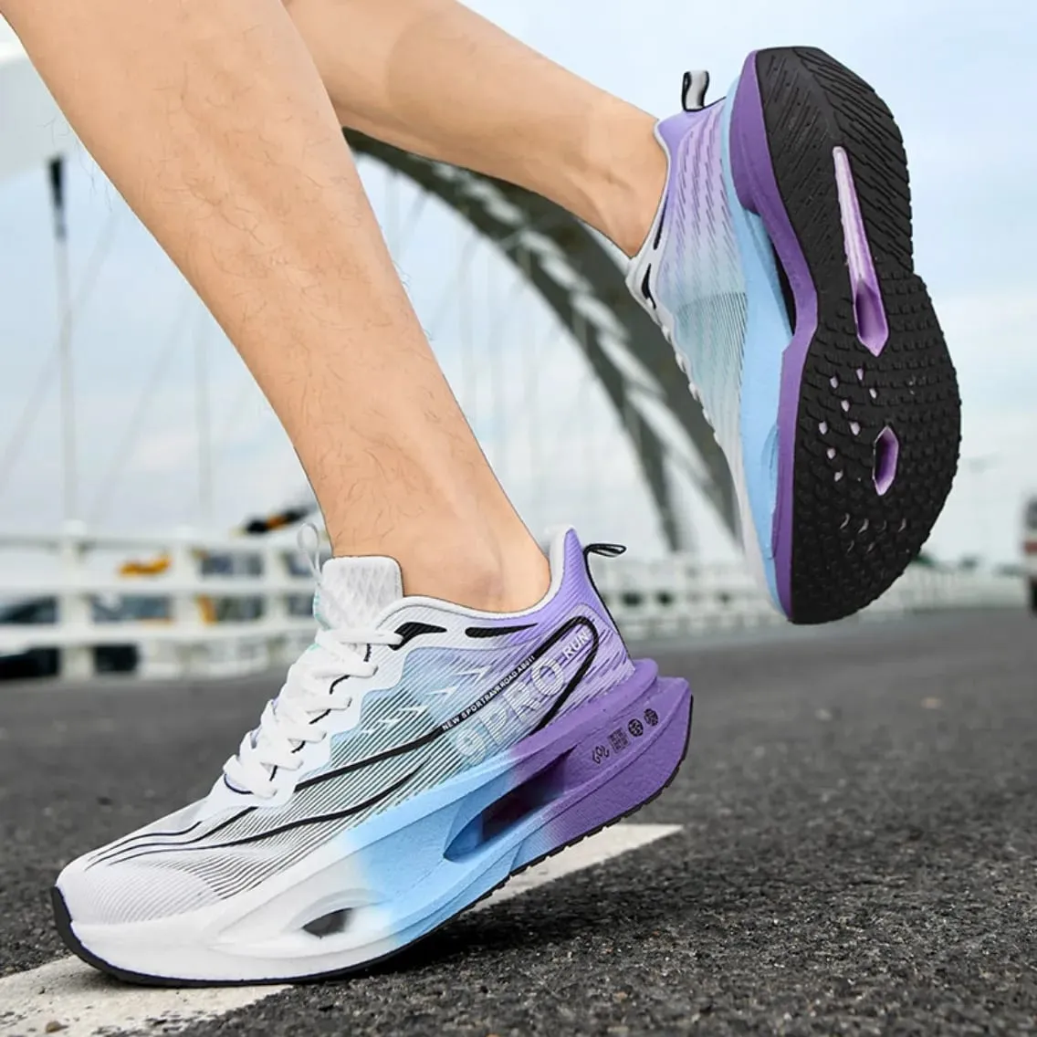 Men Running Shoes Breathable Sports Sneakers Casual Basketball Walking Marathon Athletic Shoes Lightweight Comfortable Women — image 4