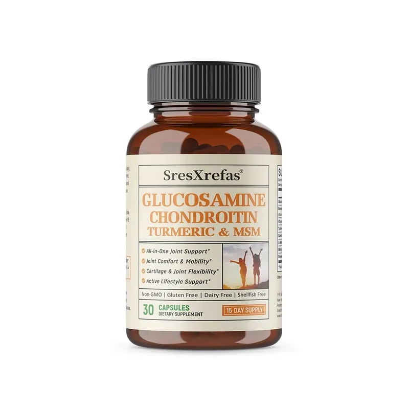 Glucosamine Chondroitin Extra Strength Capsules Joint Support Antioxidant Immune Support Supplement for Adults