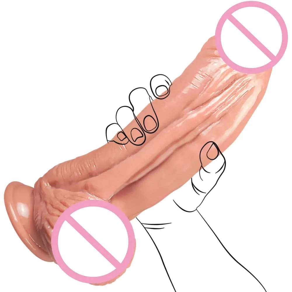 Consolador grueso enorme de diámetro, consoladores de silicona realistas, ventosa fuerte, juego Anal, consolador gigante de punto G, Juguetes sexuales anales para mujeres y hombres — image 1