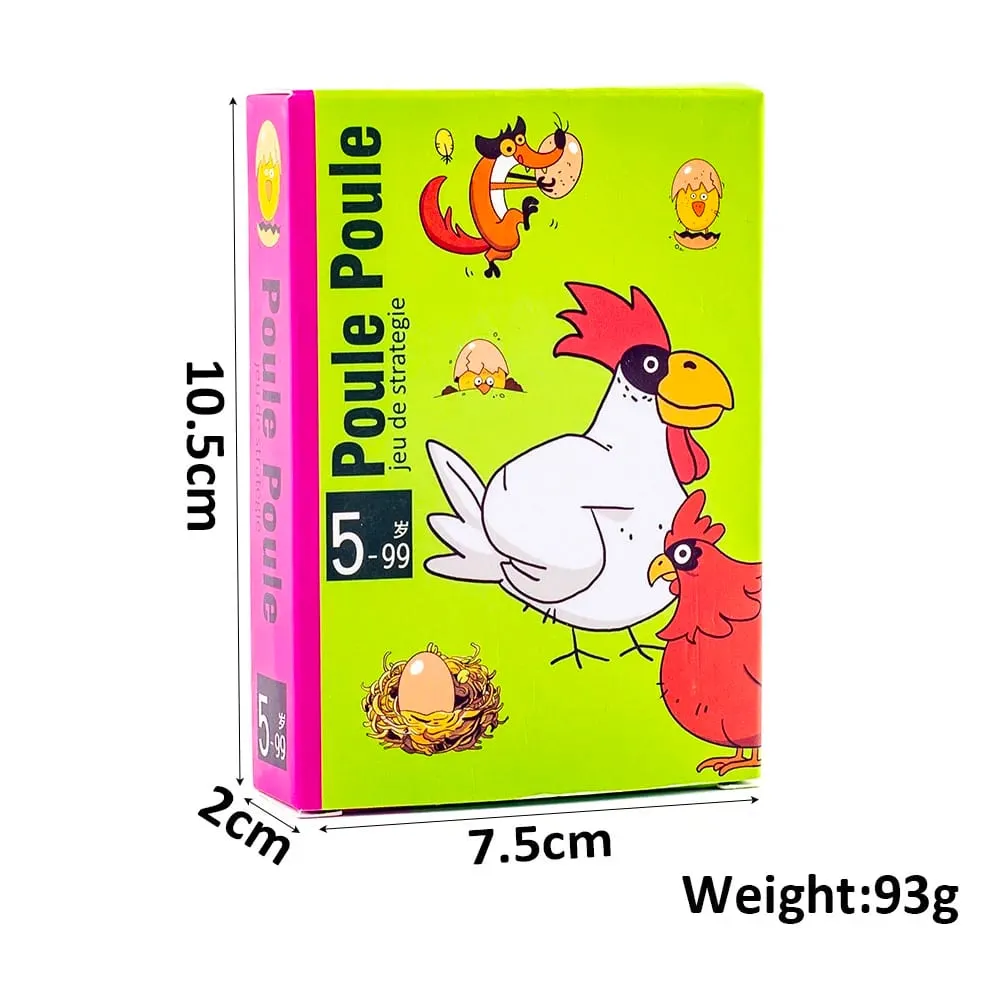 Heiße Brettspiele Chicken Chiu Chiu Brettspiel Piou Piou Casual Party Kartenspiel Intellektuelles Spielzeug Geschenke 10,5 * 7,5 cm