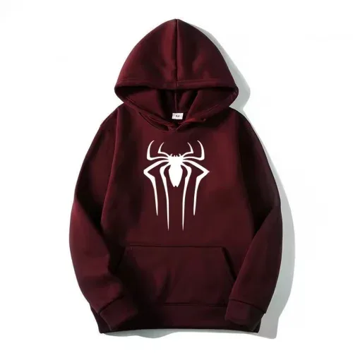 Latest Fashion Men's and Women's Hoodies Casual Hoodies Unisex Trendy Printed Spider Pattern Hoodies — image 11