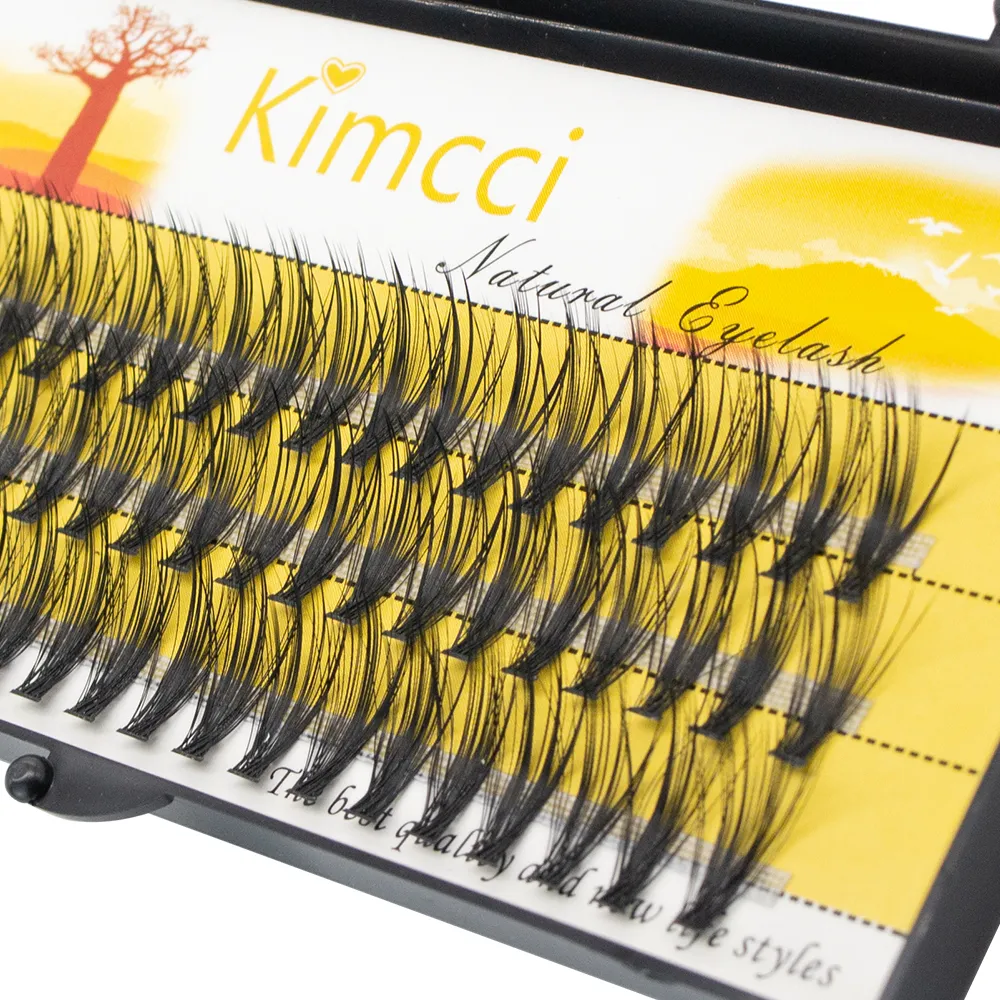 30D Kimcci Individual Eyelash Extension 1CASE 0.07C Makeup Grafting Cluser Eyelashes Natural Soft False Eye Lashes Cilia as SILK