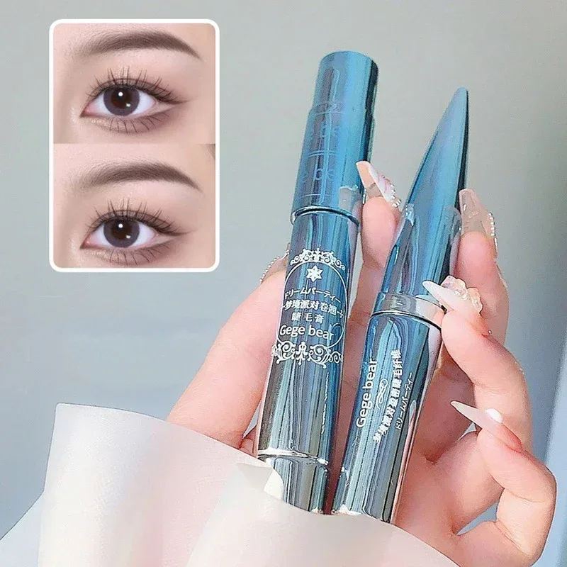 ผ้าไหมเส้นใย Lash มาสคาร่ากันน้ำ Long Lasting Extension ขนตายาว Curling มาสคาร่าขนตาสีดำแต่งหน้าเครื่องสำอาง — image 7
