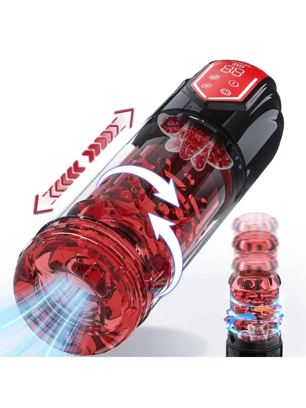 Automatic Male Rotate Mastubator Sucking Blowjob Machine Masturbation Cup Sex Toys Adult Goods for Men Masturbate Supplies