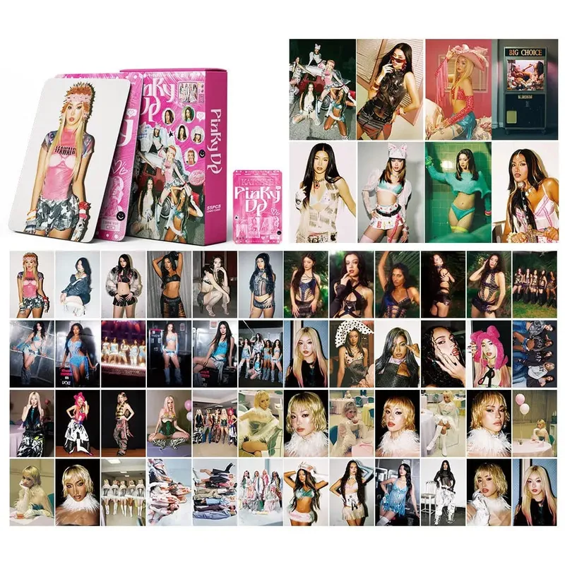 92pcs KATSEYE New Album PINKY UP Photo Card Photocards Stickers Kpop Merch Lomo Cards Set Fans Collection Cards Gifts — image 21