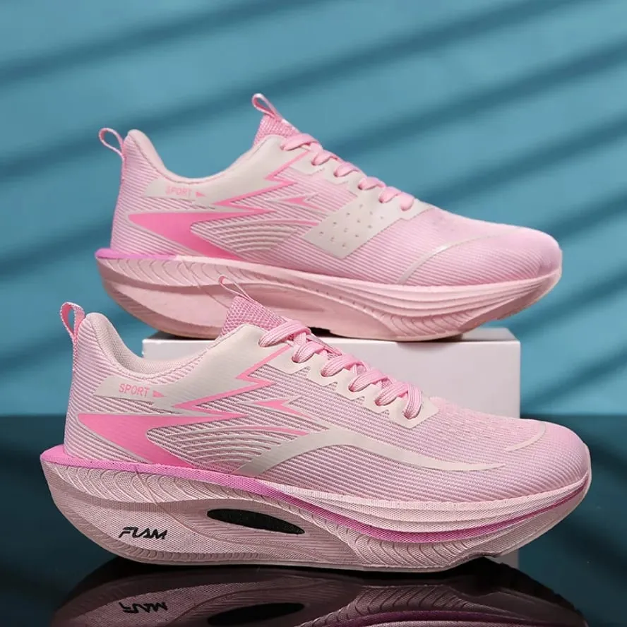 2026 Men Sports Running Shoes Carbon Board Air Cushion Breathable Lightweight Women's Comfortable Athletic Nonskid Sneakers — image 3