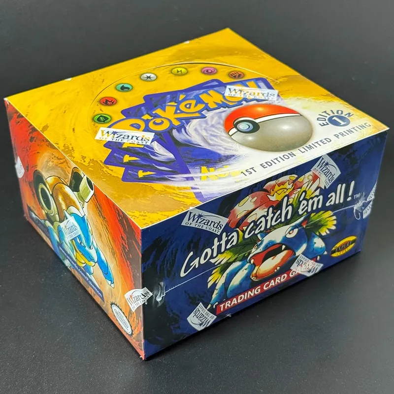 Pokémon Booster Packs Base Fossil Jungle 9 single bags 1 pack/11 Cards and Booster Box 3 1Box/36 Packs models Proxy Game Cards