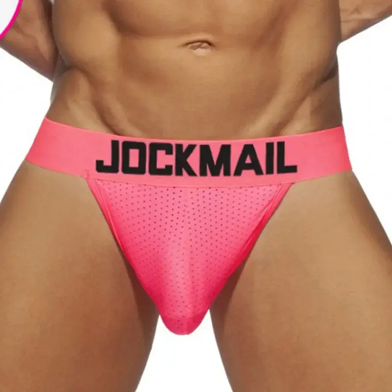Herrkalsongerkalsonger Kalsonger Nylon Mesh Quick Dry Herr Jockstrap Bikini Slip Tanga-shorts för män eller Simbadbyxor — image 10