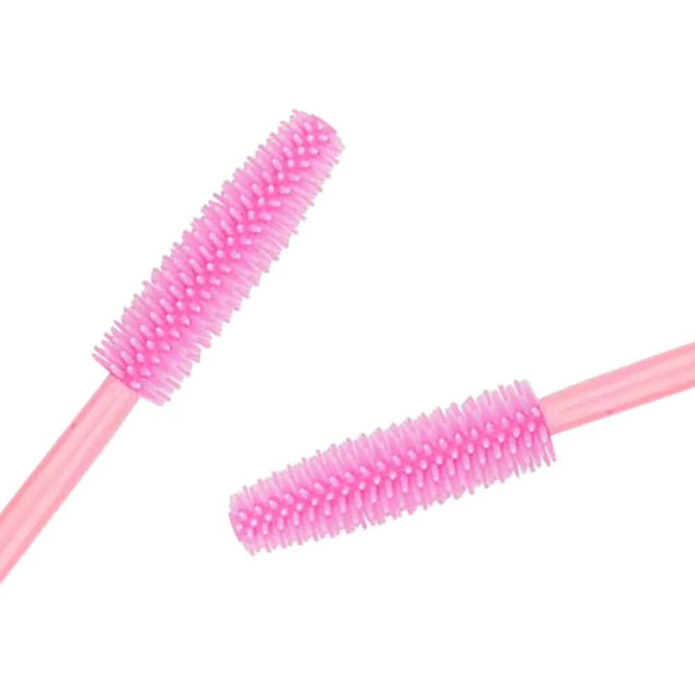 50/100pcs 속눈썹 브러쉬 실리콘 속눈썹 브러쉬 마스카라 완드 애플리케이터 여자 속눈썹 눈썹 화장품 메이크업 도구 — image 3