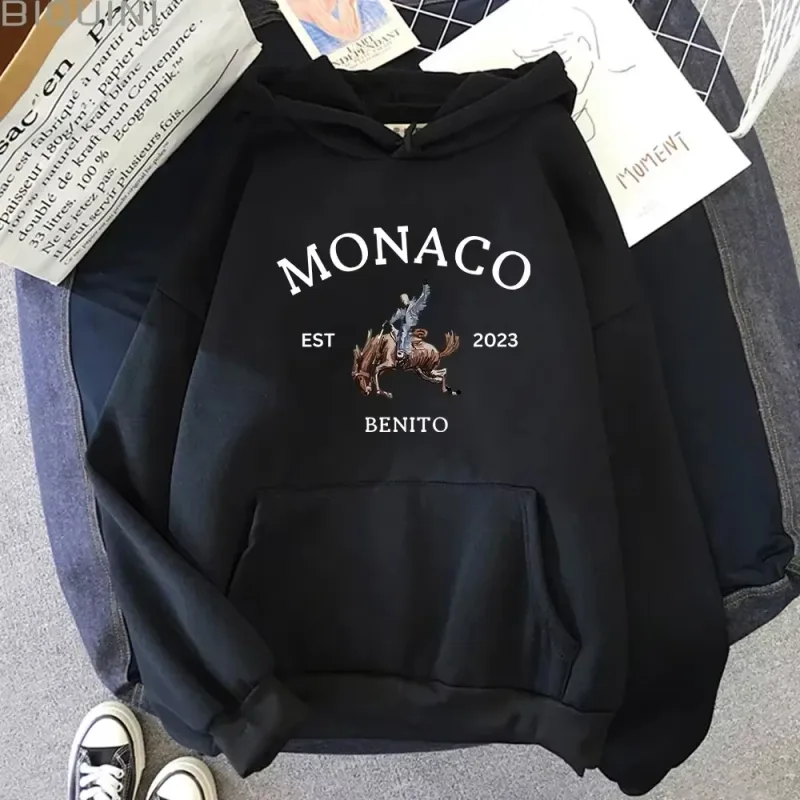 New Album Nadie Sabe Lo Que Va Pasar Manana Sweatshirts Men women's Grunge Street Hoodies Clothes Sweatshirts Harajuku
