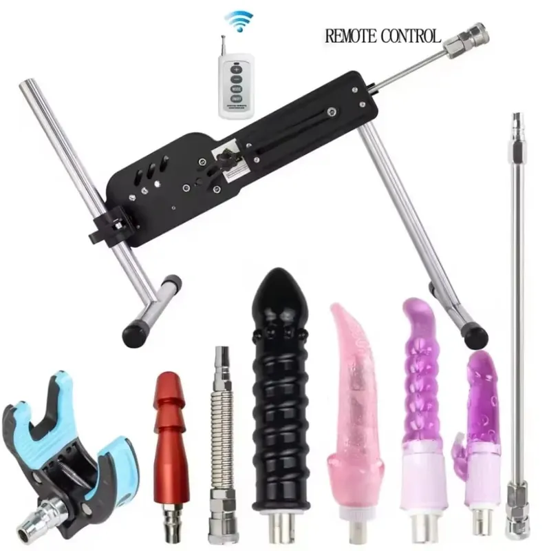 Fredorch Wireless Sex Machine for Women Masturbation Machine 70W Power Mute Sex Toy with Dildo Masturbator 3-9CM Stroke Love Ma