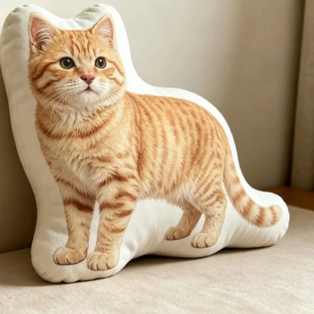 Dog Shaped Pillow Animal Throw Pillow Soft Plush Fabric Decorative Animal Pillow Shiba Dog Cushion Contoured Shape