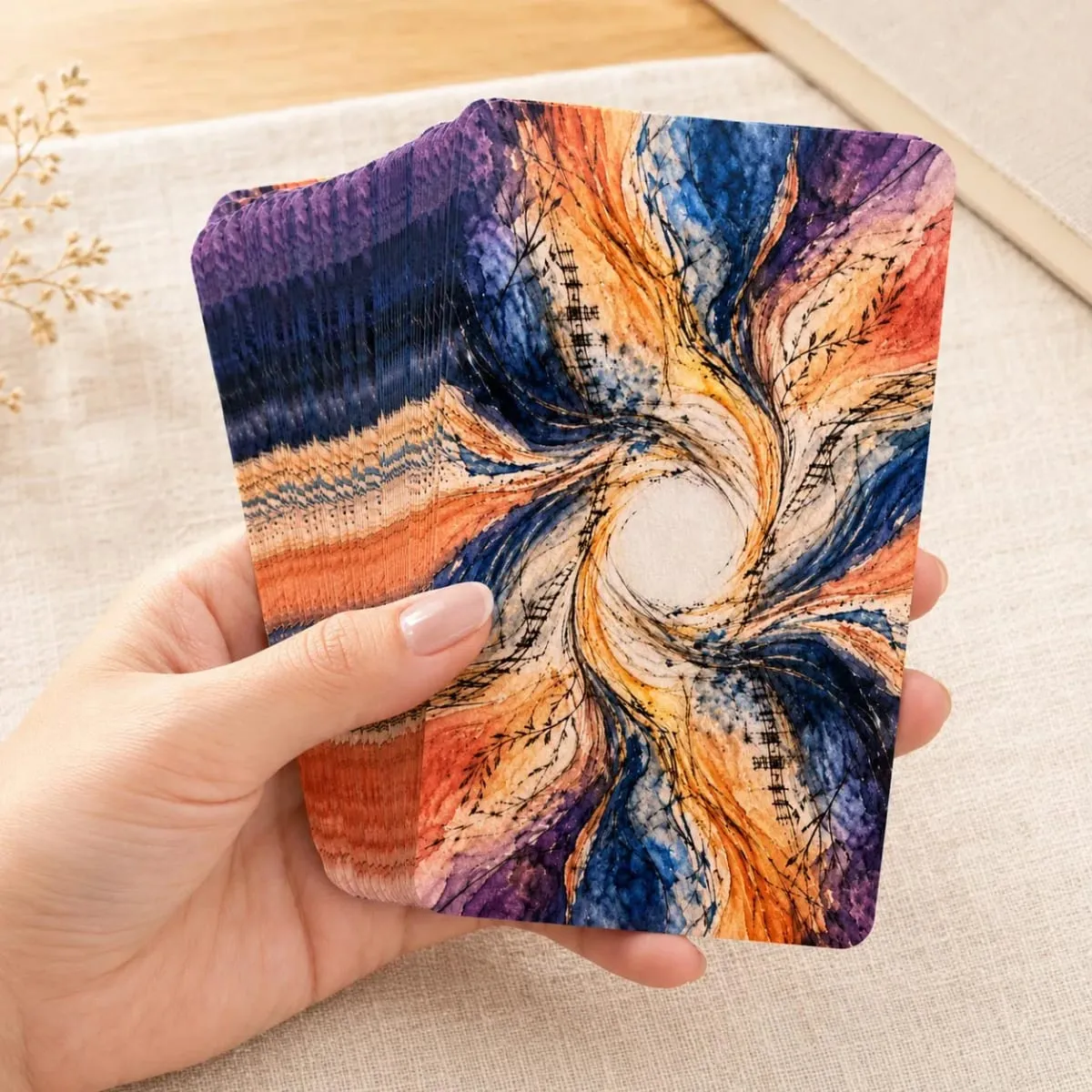 78-Card Living Arcana Tarot Deck 13x8 Cm Includes Paper Manual Explore Ancient Patterns in Modern Life Card Game Set — image 5