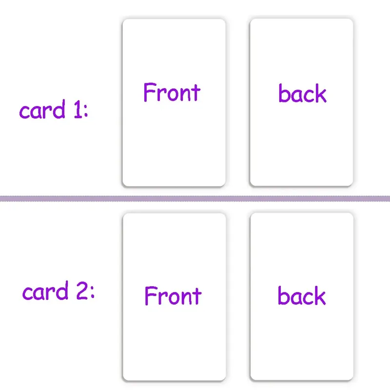 Double Sided Custom PVC Business Cards Plastic Photocards - Waterproof Durable Personalized Photo Membership Cards Company Club