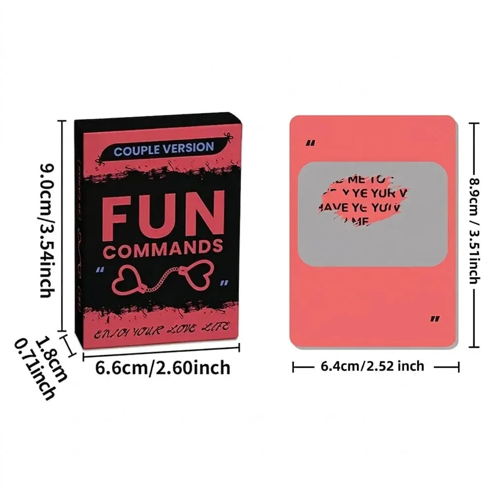 Adult Fun Commands Scratch Off Cards for Couples - 46 Sexy Challenges & Games - Romantic Gift for Anniversary Valentine's Day — image 6