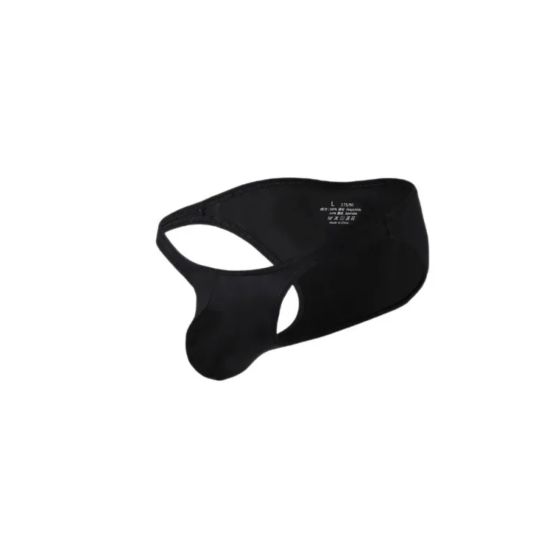 Schnell trocknende, ultradünne Slips aus Eisseide, niedrige Taille, nahtlos, für Herren, Unterwäsche, U-Beutel, Dessous, Netzhöschen, Reisen — image 20