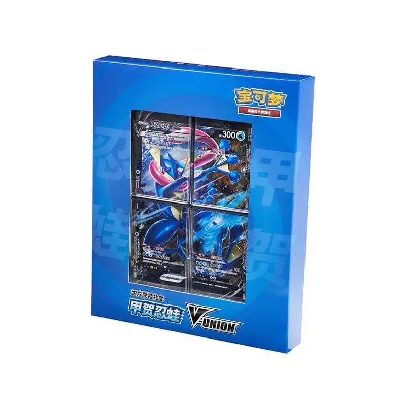W magazynie 100% oryginalna karta Pokemon Ptcg kwartet sprzęgło V-Union pudełka na prezenty Pikachu Big Gather Moru Baker Mew-Two Ptcg Box