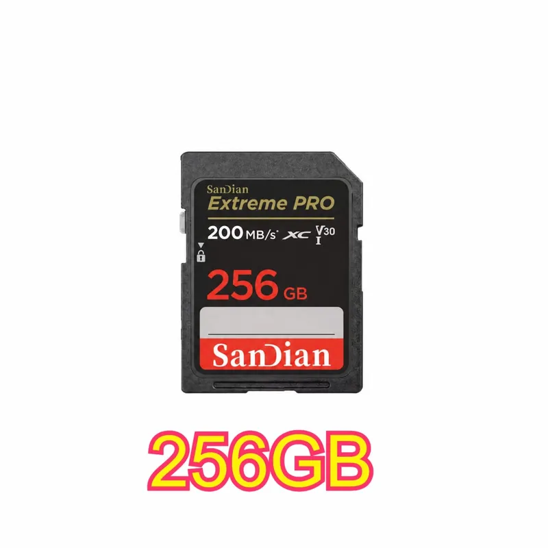 2026 Nuovo originale Micro TF SD Card 128GB 256GB U3 Scheda di memoria Flash ad alta velocità 4K Archiviazione video per fotocamera digitale Telefono portatile
