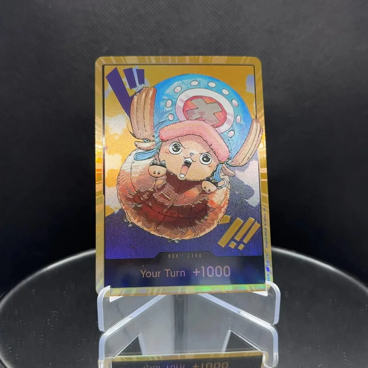 One Piece OPCG English Golden Holographic 3D Textured DON card Straw Hat Crew x Lakers DON card Anime Collectible Cards — image 4