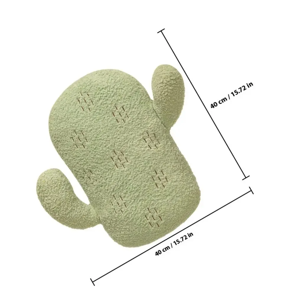 Cactus Shaped Pillow Soft Comfortable Nordic Style Decorative Throw Pillow for Sofa Bed Car Living Room Bedroom Nursery Home