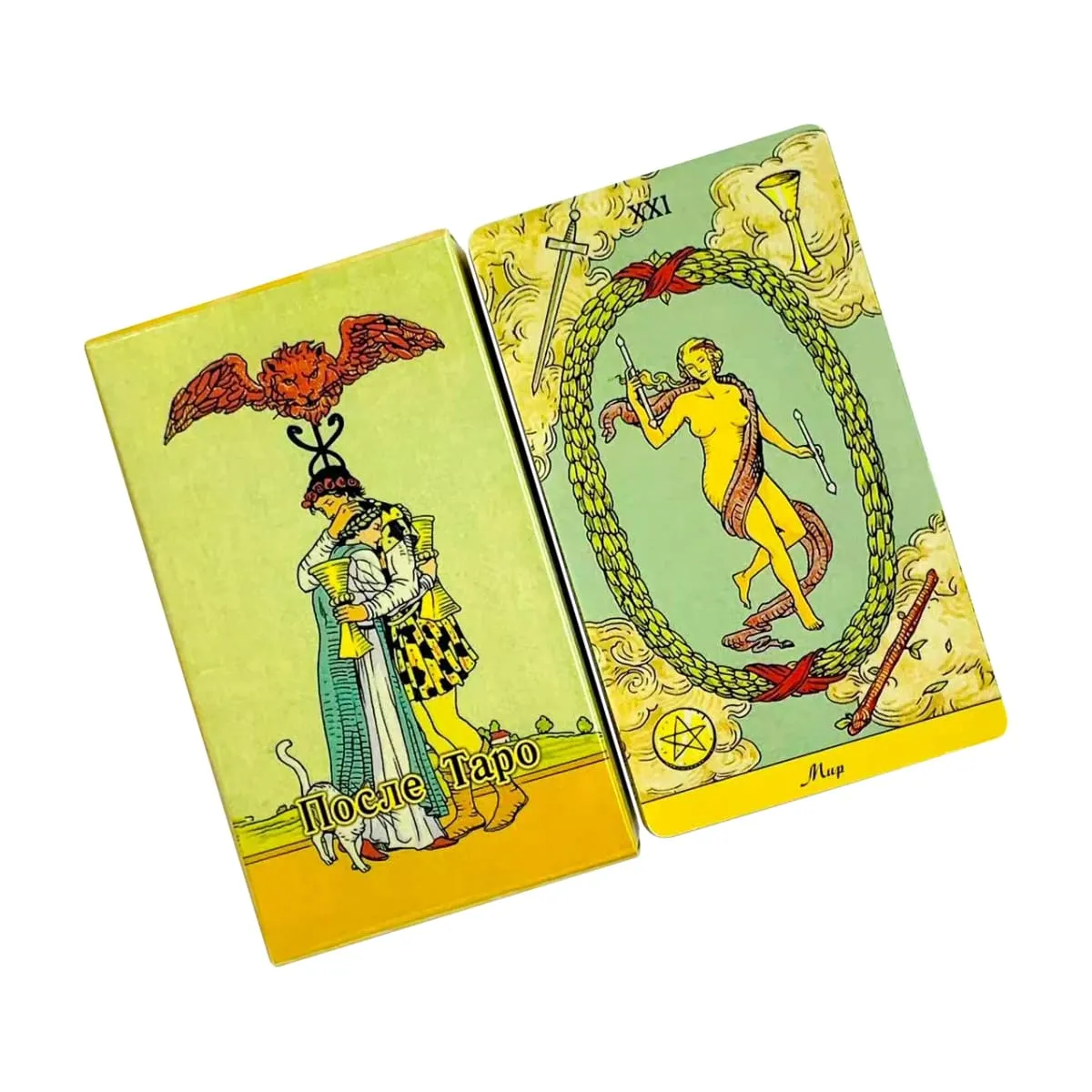 Russian Visions После Tarotkarten A 78 Stück Fate Divination Tarotkarten Wahrsagekartenspiele Brettspiel Familienfreizeitspiel — image 3