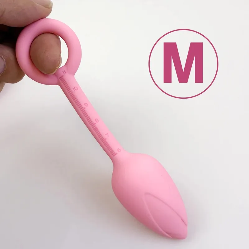 Pull Ring Flower Bud Anal Plug Pink Butt Plug Silicone Vagina Ball Size Scale G-Spot Massage Soft Gel Plug for Anus Adult Sex To