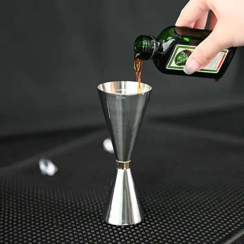 30/45/60/90ml Measuring Cup 304 Stainless Steel Measure Cup Cocktail Shot Drink Spirit Jigger Mixed Beaker Liquid Measuring Cups — image 5