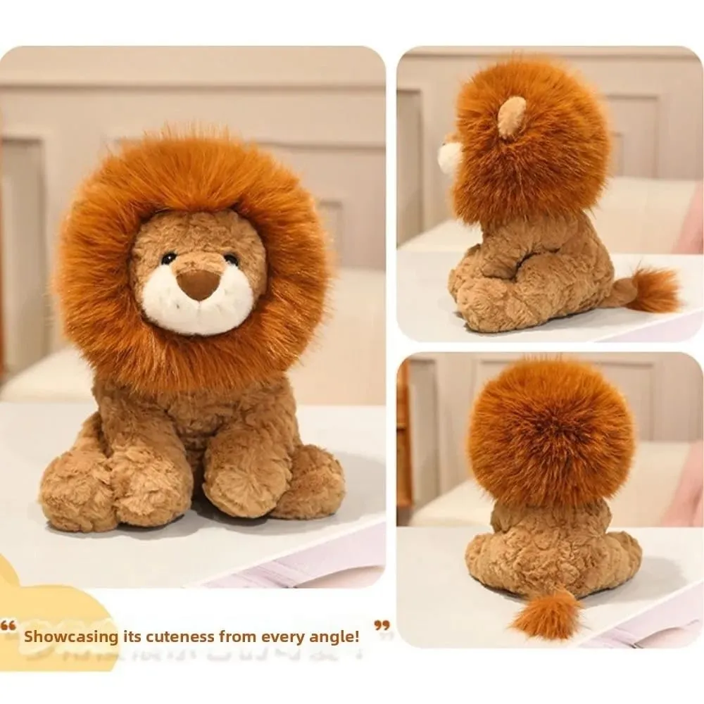 Creative Gift Soft Lion Stuffed Animal Plush Pillow Cute Emotional Support Stuffed Animals Plush 13.8inch Plush Toy — image 5