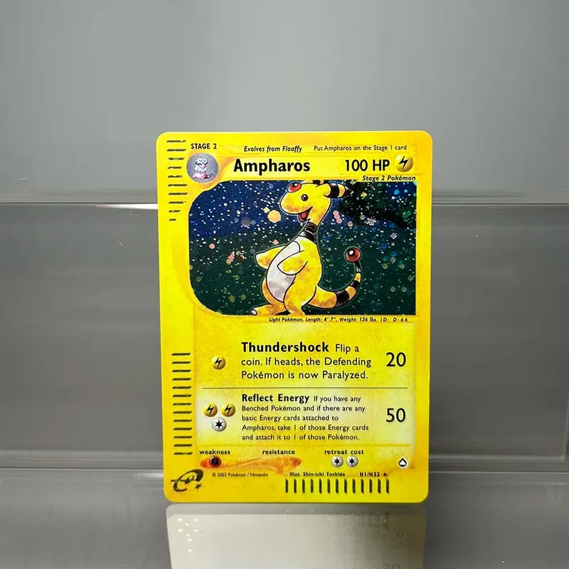 PKM 카드 Steelix Alakazam Scizor 싱글 호일 카드 Raichu Slowking 게임 컬렉션 카드 PTCG 프록시 카드 Aquapolis 시리즈
