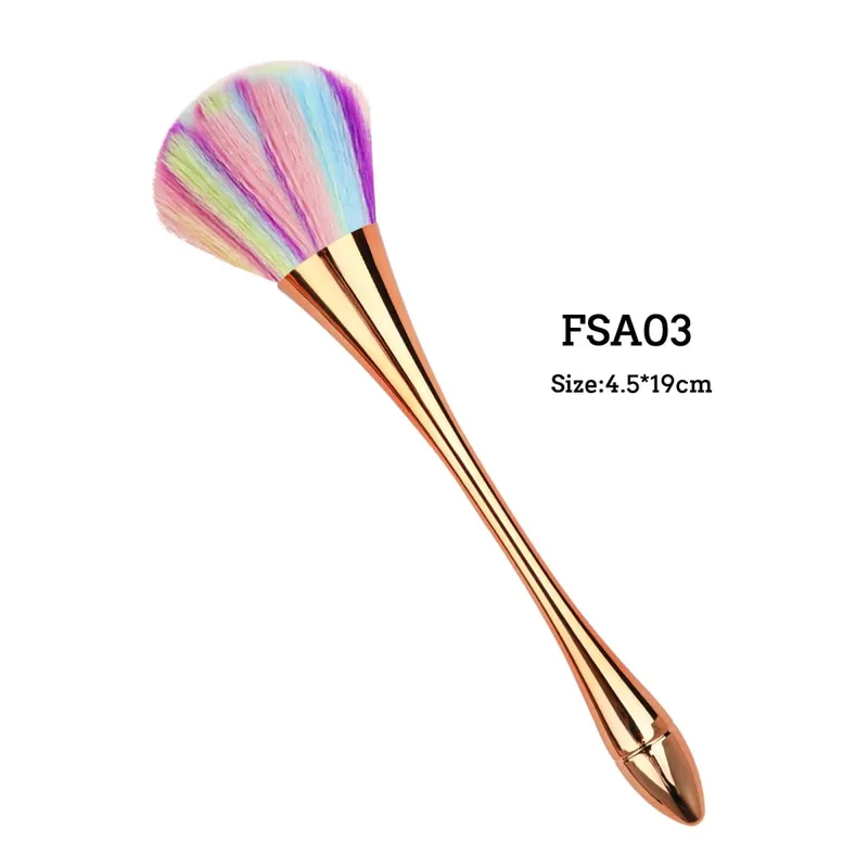 1Pc Fashionable Nail Art Dust Brush Perfect for DIY Nails Reusable Makeup Brushes Wholesale — image 6