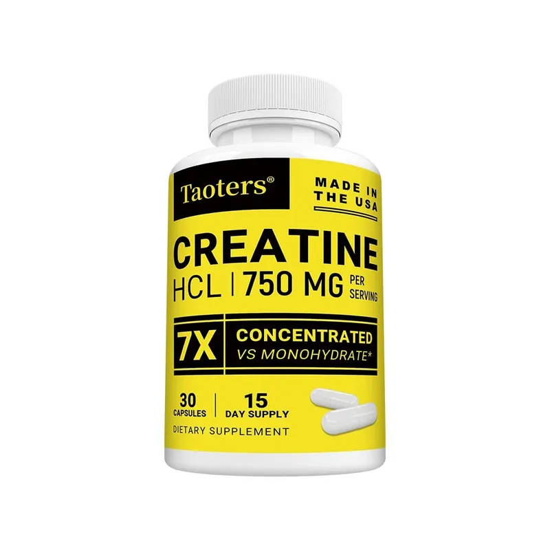 HCL Creatine Supplement Enhances Focus Strength and Endurance Suitable for Both Men and Women Gluten-free Non-GMO