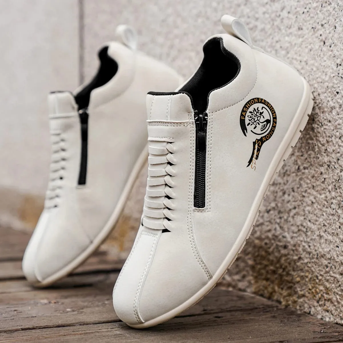 Men's Lightweight Casual Shoes Outdoor Entertainment Skateboarding Daily Walking Driving Shoes Comfortable Breathable Slip-On — image 5